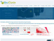 Tablet Screenshot of bio-elpida.com